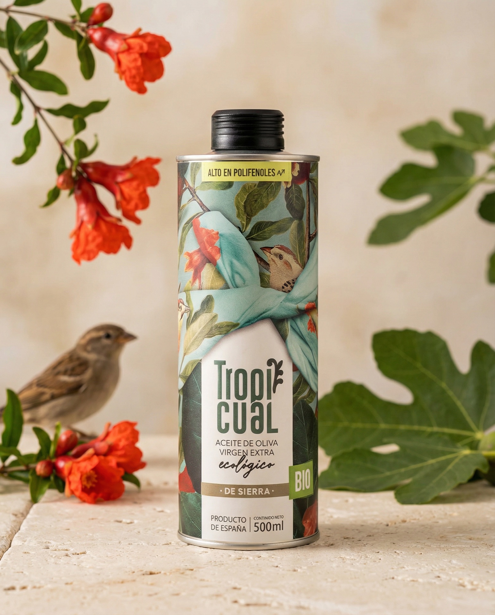 Tropicual De Sierra extra virgin olive oil tin